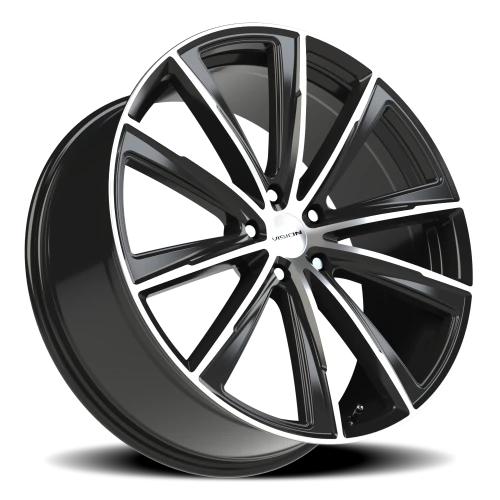 Vision 471 22x9 +32 5x112mm 66.56mm Gloss Black Machined Face