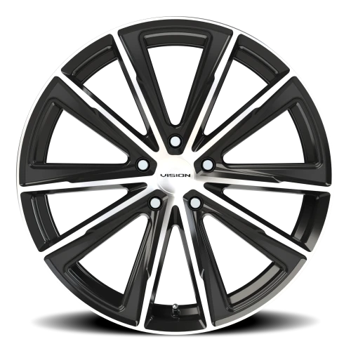 Vision 471 20x9 +38 5x115mm 73.1mm Gloss Black Machined Face