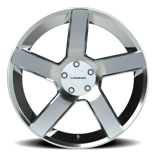 Vision 472 22x9.5 +8 5x115mm 74.1mm Chrome