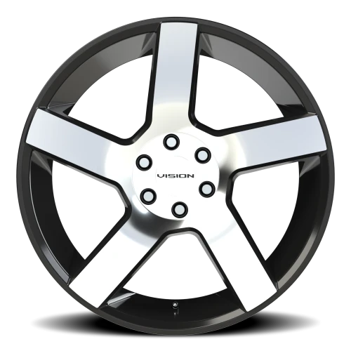 Vision 472 20x9 +30 6x120mm 66.9mm Gloss Black Machined Face