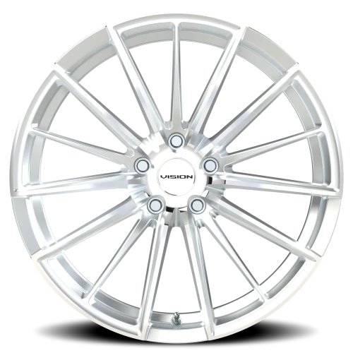 Vision 473 20x8.5 +35 5x114.3mm 73.1mm Hyper Silver Machined Face