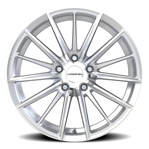 Vision 473 18x8 +38 5x108mm 73.1mm Hyper Silver Machined Face