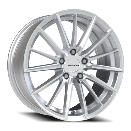 Vision 473 18x8 +38 5x114.3mm 73.1mm Hyper Silver Machined Face