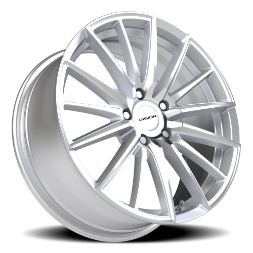 Vision 473 19x8 +40 5x108mm Hyper Silver Machined Face