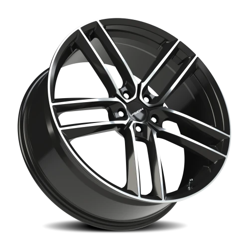 Vision 475 22x9 +35 5x120mm 72.6mm Gloss Black Machined Face