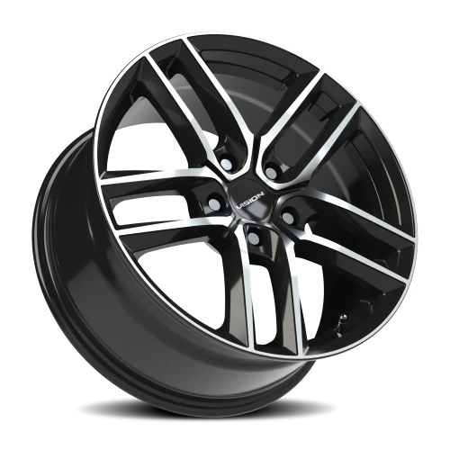 Vision 475 18x8.5 +38 5x107.95mm 73.1mm Gloss Black Machined Face