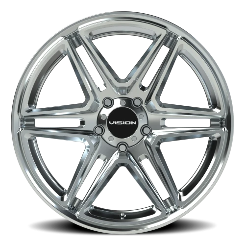 Vision 476 22x9.5 +8 5x139.7mm 77.8mm Chrome