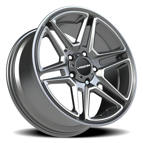 Vision 476 20x9 +15 5x139.7mm 77.8mm Gunmetal Machined Face