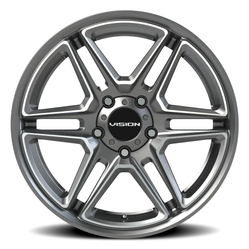 Vision 476 20x9 +15 5x139.7mm 77.8mm Gunmetal Machined Face