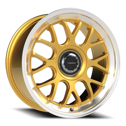 Vision 478 18x8.5 +35 5x107.95mm 73.1mm Gold Machined Lip