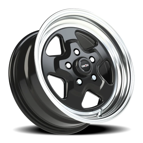 Vision 521 15x7 +20 4x108mm 72.6mm Gloss Black Machined Lip