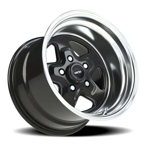 Vision 521 15x10 -25 5x120.65mm 83.1mm Gloss Black Machined Lip