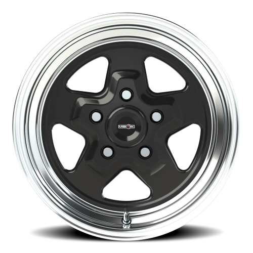 Vision 521 15x8 +0 5x127mm 83.1mm Gloss Black Machined Lip