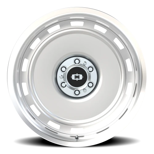 Vision 54 22x10 -25 6x139.7mm 108mm Silver Machined Lip