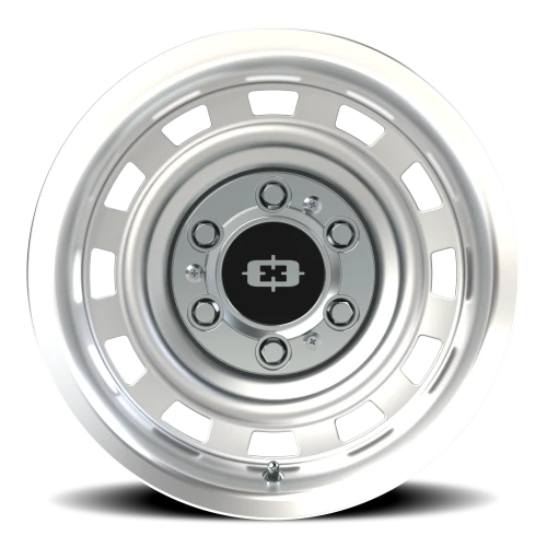 Vision 54 15x10 -44 6x139.7mm 108mm Silver Machined Lip