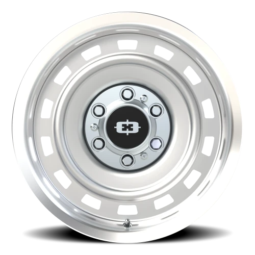 Vision 54 17x8 +12 6x139.7mm Silver Machined Lip