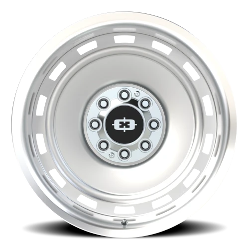 Vision 54 22x10 -25 8x165.1mm 116.8mm Silver Machined Lip