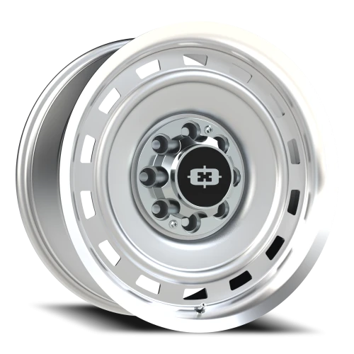Vision 54 20x9 -12 8x165.1mm 116.8mm Silver Machined Lip