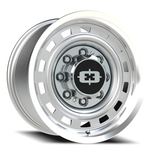 Vision 54 17x9 +12 8x180mm 124.2mm Silver Machined Lip