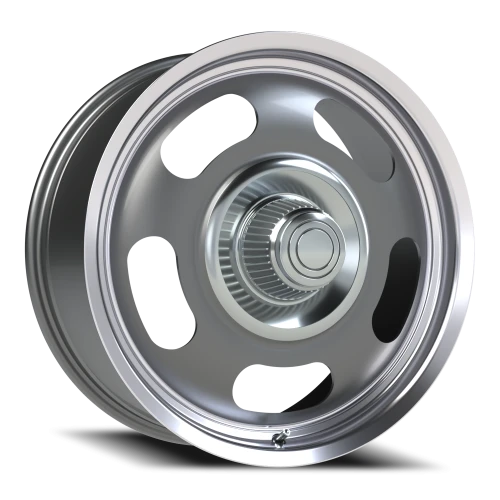 Vision 55 20x8.5 +32 5x114.3mm 83mm Gunmetal Machined Lip
