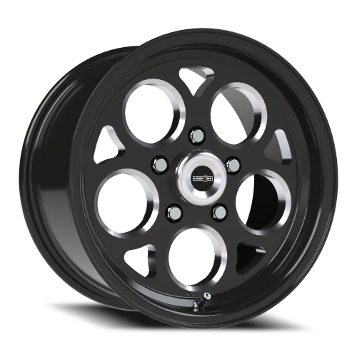 Vision 561 15x8 +27 5x114.3mm 83.1mm Gloss Black Milled Windows