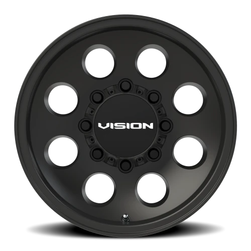 Vision 56VT 16x7 -12 8x165.1mm 124.5mm Satin Black