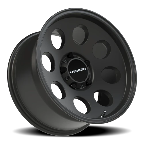 Vision 56 17x9 -12 5x139.7mm 108mm Satin Black