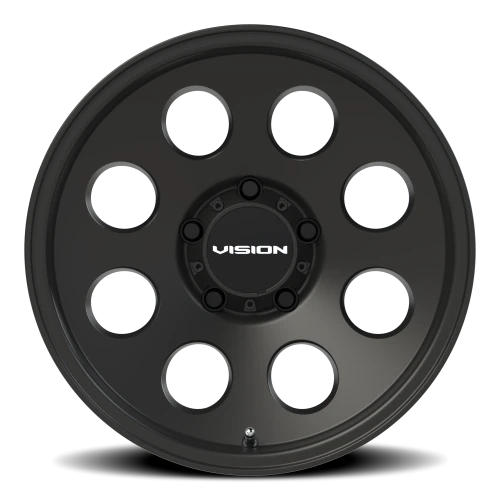 Vision 56 17x9 -12 5x139.7mm 108mm Satin Black