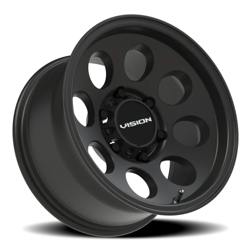 Vision 56 15x8 -19 6x139.7mm 110mm Satin Black