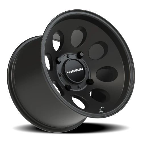 Vision 56 15x10 -10 4x156mm 131.1mm Satin Black