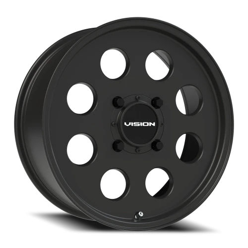 Vision 56 17x7 +38 4x136mm 110.1mm Satin Black