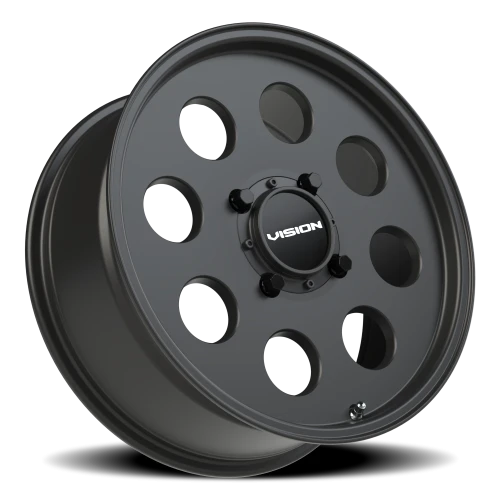 Vision 56 17x7 +38 4x136mm 110.1mm Satin Black