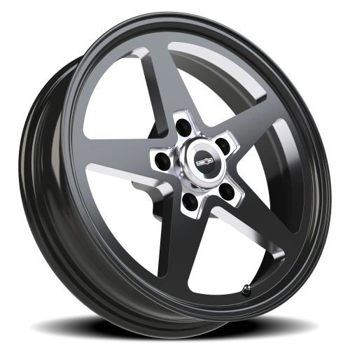 Vision 571 17x4.5 -24 5x115mm 83.1mm Gloss Black Milled Center