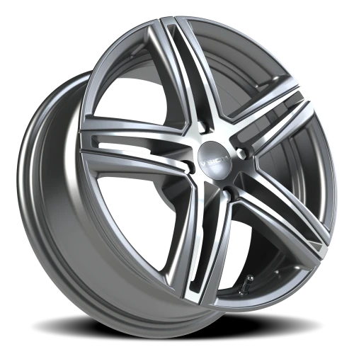 Vision 640 15x6.5 +38 4x100mm 73.1mm Gunmetal Machined Face