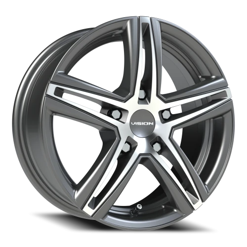 Vision 640 15x6.5 +38 5x100mm 73.1mm Gunmetal Machined Face