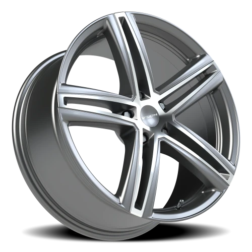 Vision 640 19x8.5 +40 5x114.3mm 73.1mm Gunmetal Machined Face