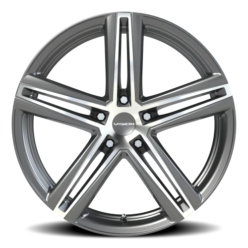 Vision 640 19x8.5 +40 5x114.3mm 73.1mm Gunmetal Machined Face