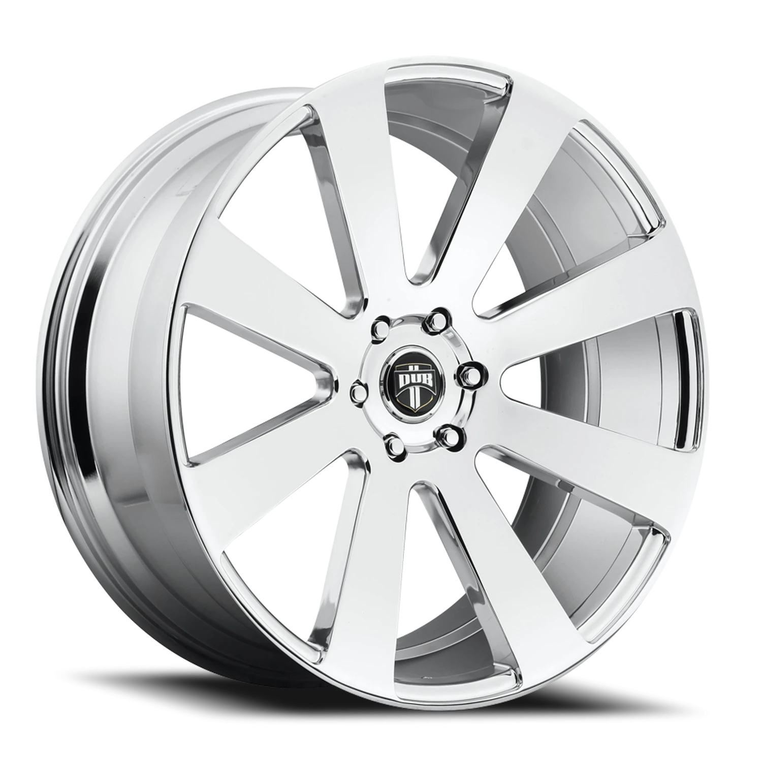 DUB 8-Ball 22x9.5" 6x139.7mm 78.1mm CB +20mm Chrome