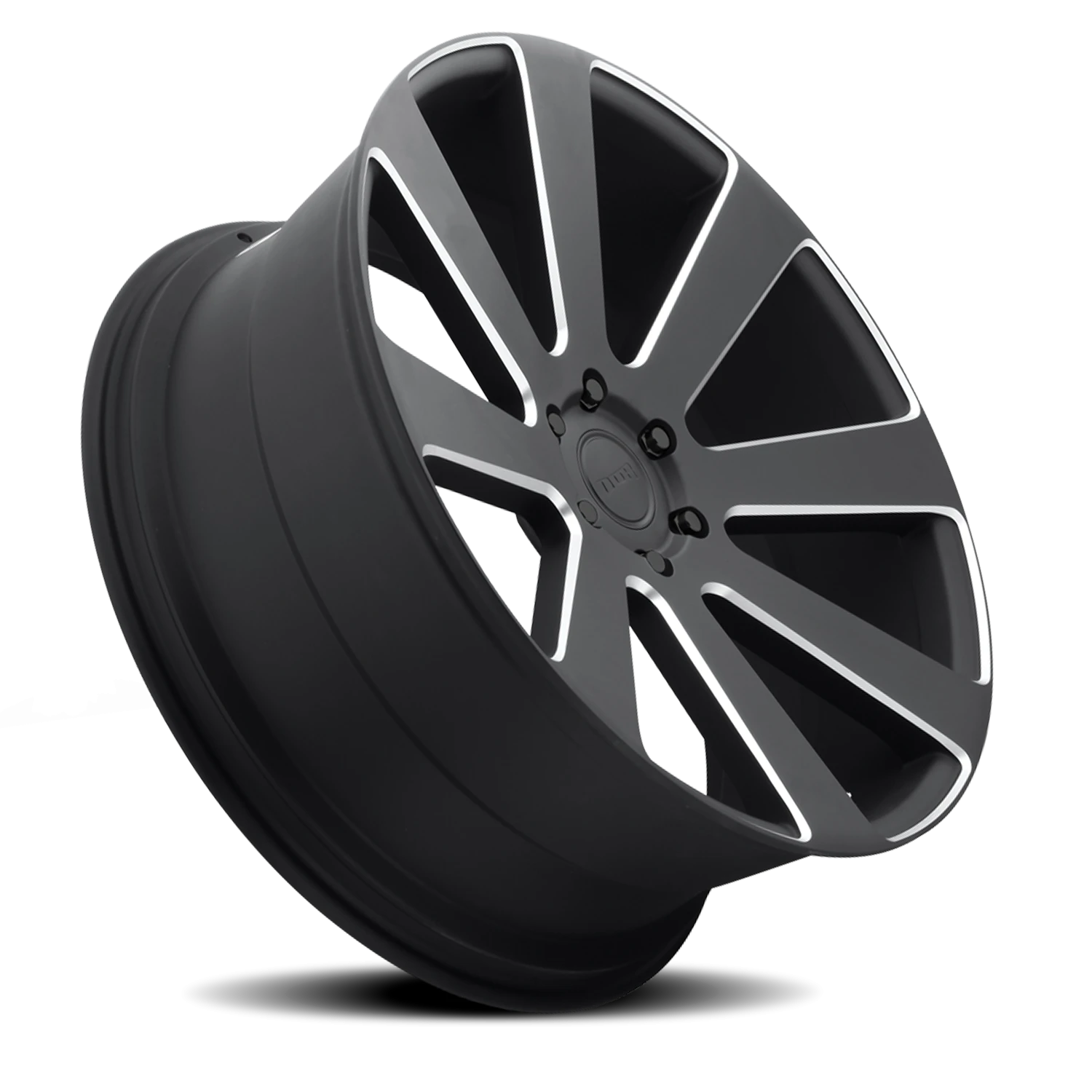 DUB 8-Ball 24x10" 6x139.7mm 78.1mm CB +20mm Black Milled Accents
