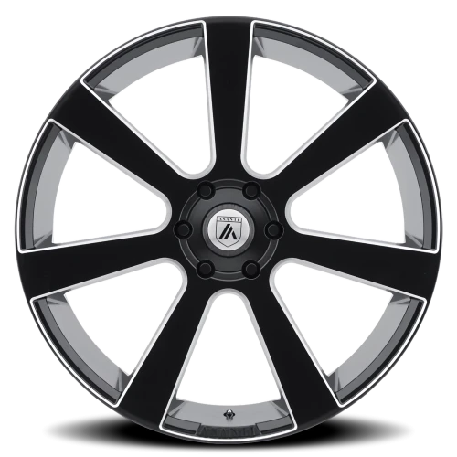Asanti Black Label Apollo 22x9 +35 6x120mm 66.9mm Satin Black Milled
