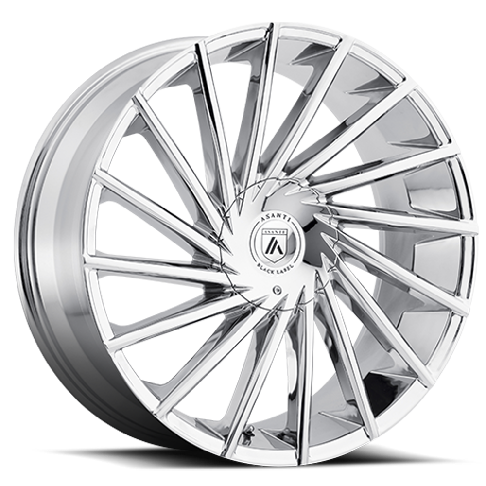 Asanti Black Label Matar 20x8.5" 6x135mm 100.5mm CB +30mm Chrome
