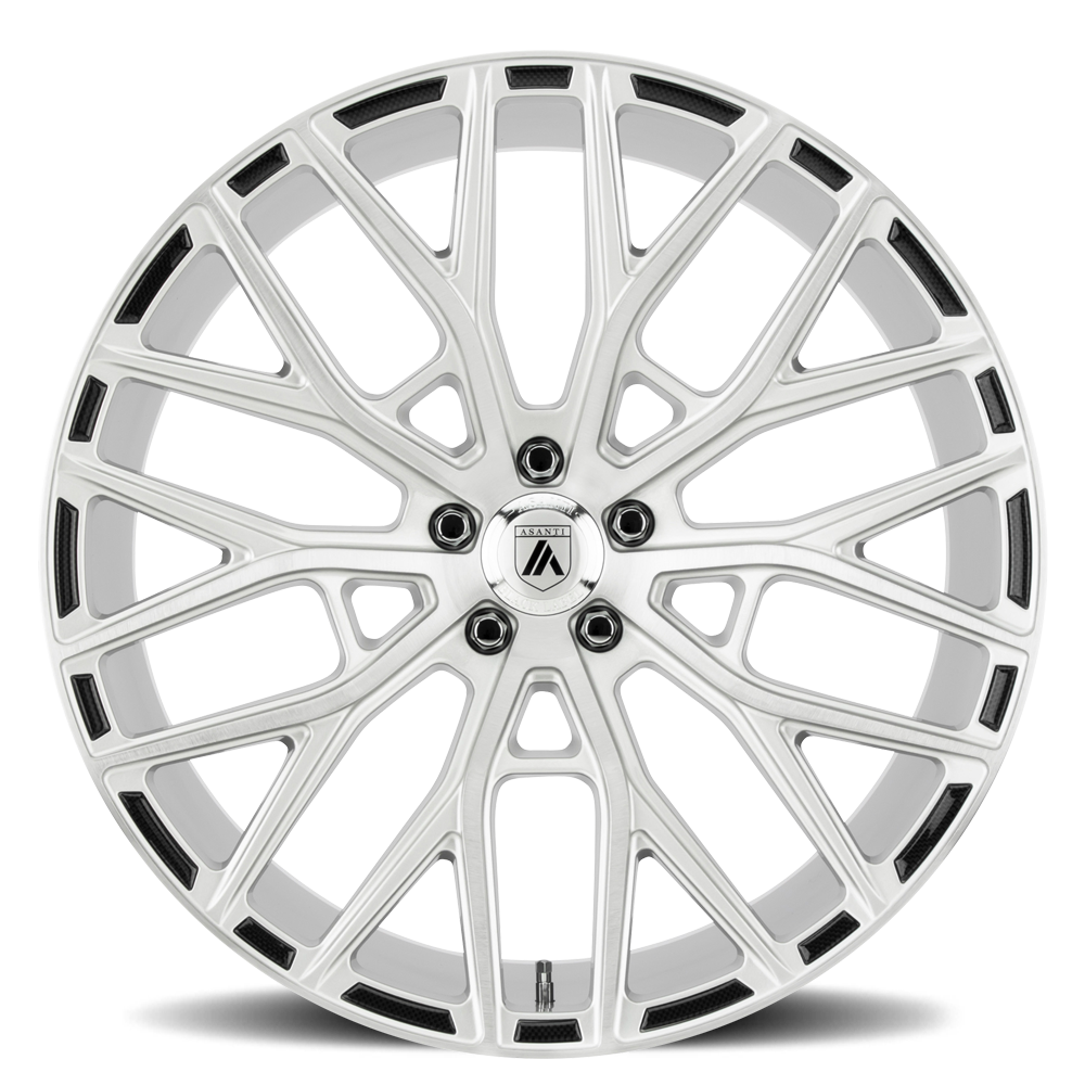 Asanti Black Label Leo 20x10.5" 5x114.3mm 72.6mm CB +38mm Brushed Silver