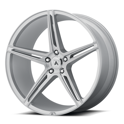 Asanti Black Label Alpha 5 22x10.5" 5x115mm 72.6mm CB +25mm Brushed Silver