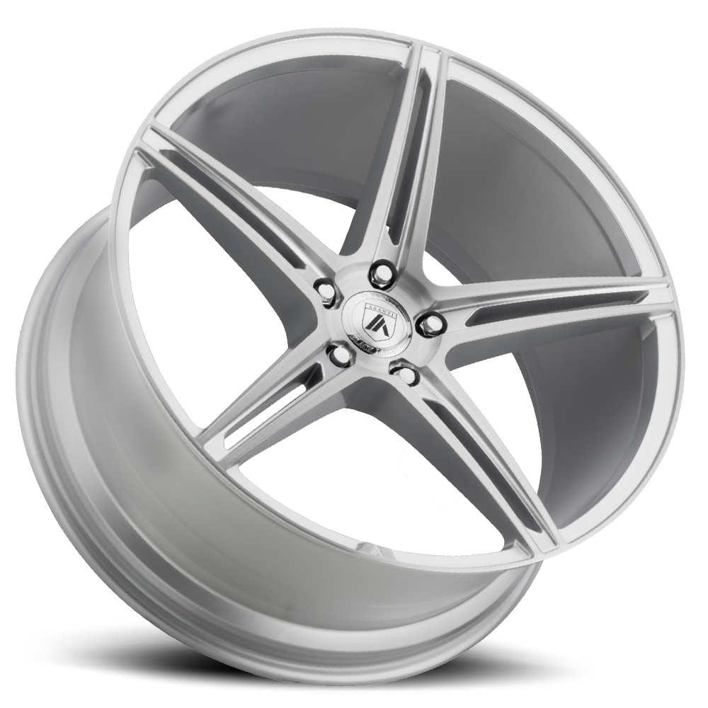 Asanti Black Label Alpha 5 20x9" 5x114.3mm 72.6mm CB +35mm Brushed Silver