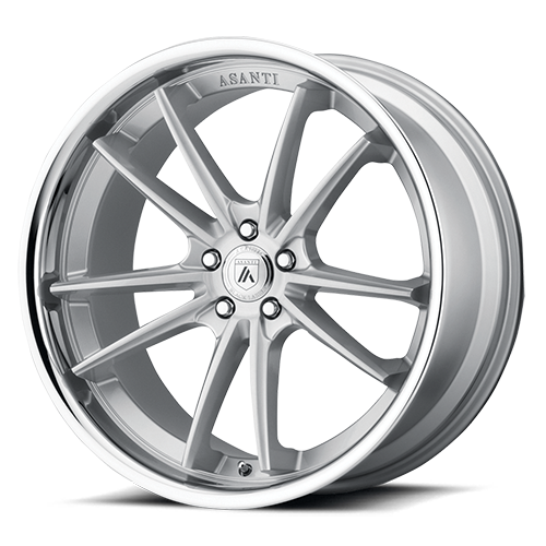 Asanti Black Label Sigma 22x10.5" 5x112mm 72.6mm CB +35mm Brushed Silver Chrome Lip