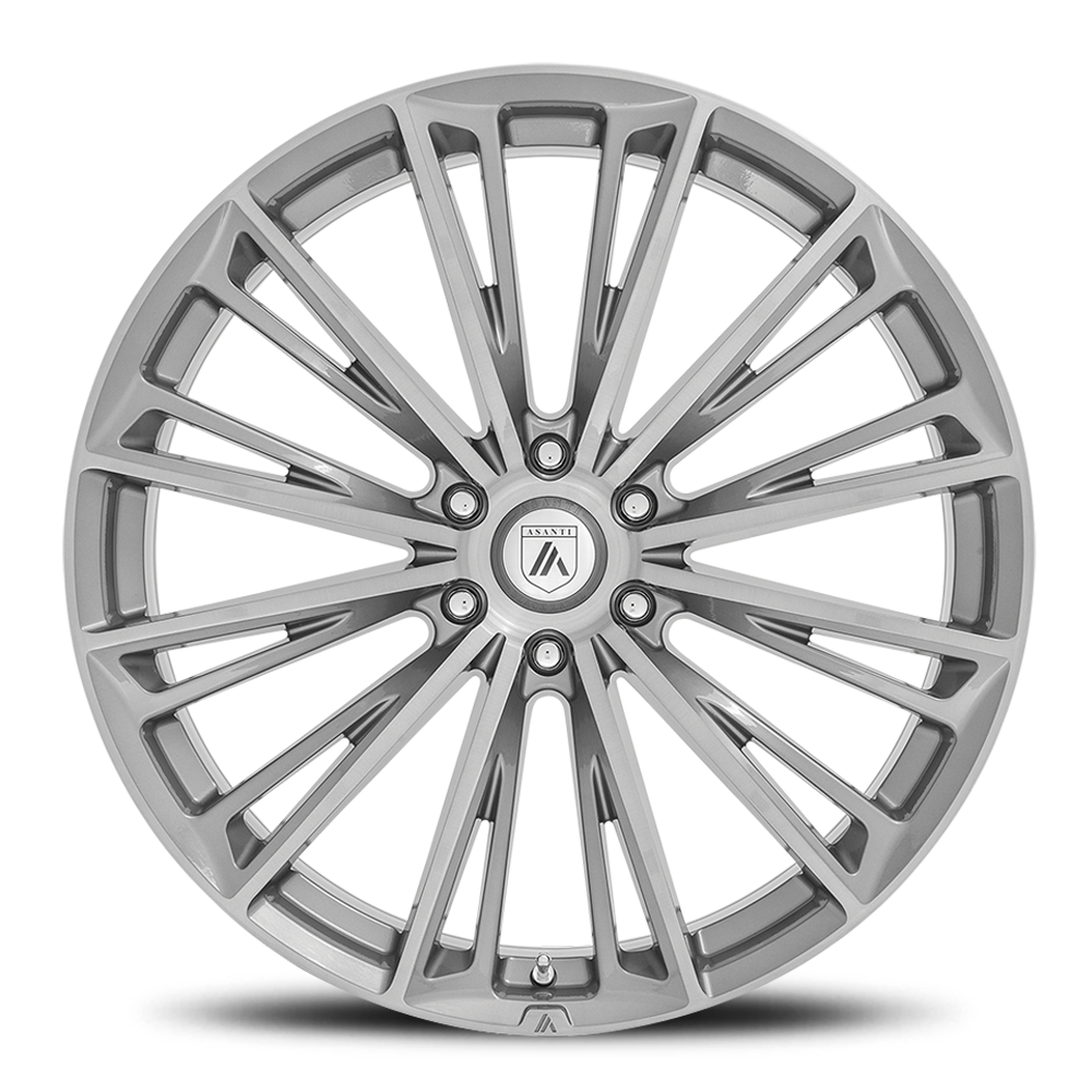 Asanti Black Label Corona Truck 22x9" 5x114.3mm 72.6mm CB +32mm Brushed Titanium