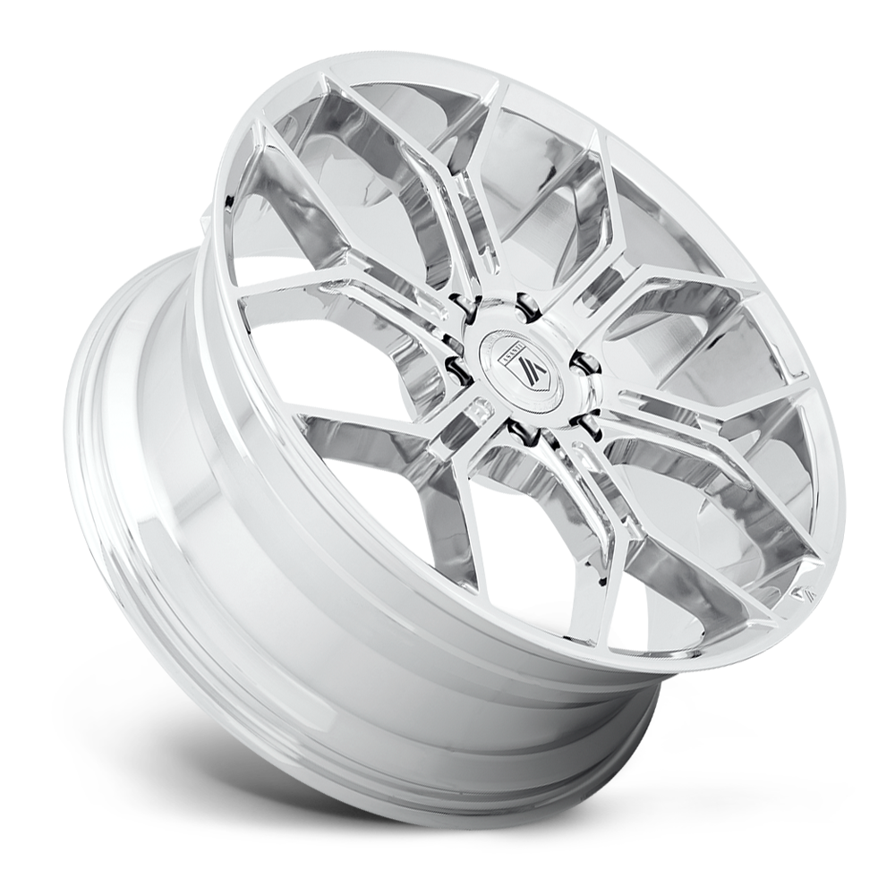 Asanti Black Label Monarch Truck 22x9.5" 6x120mm 66.9mm CB +38mm Chrome