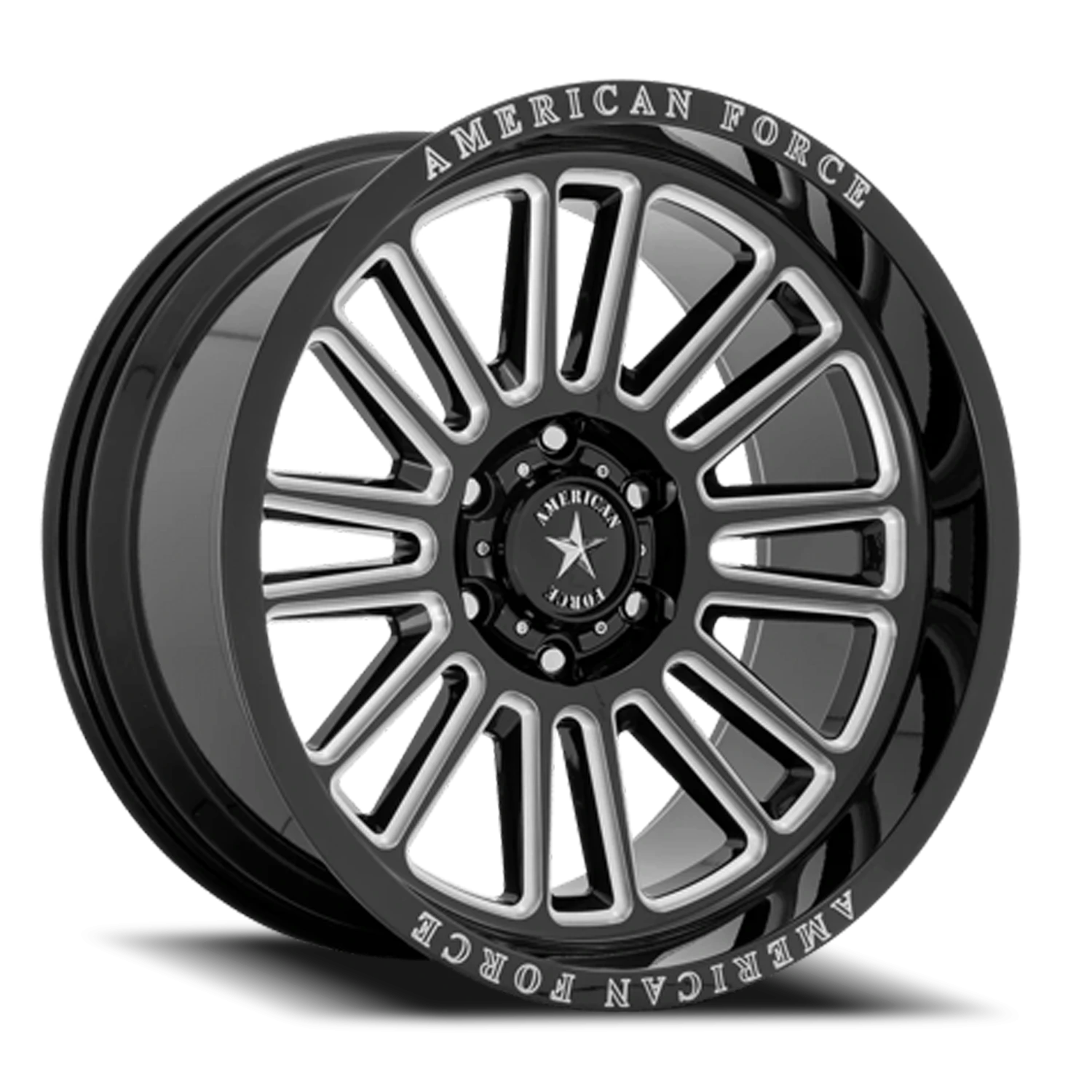 American Force AC003 Weapon 22x10" 6x139.7mm 78.1mm CB -18mm Gloss Black Milled