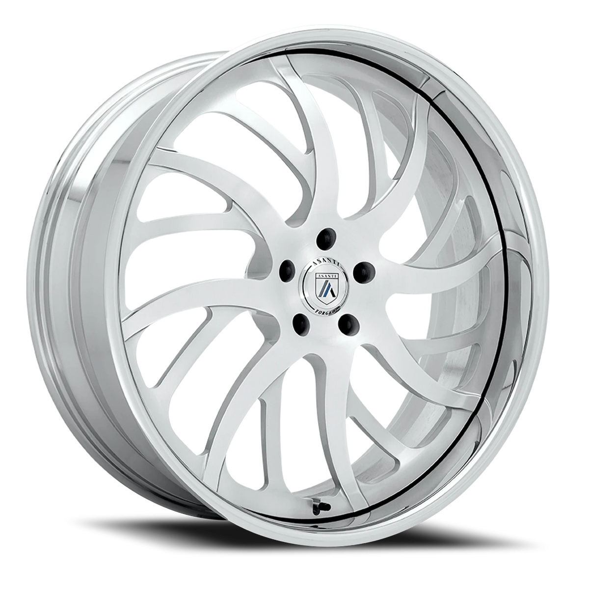 Asanti Forged AF862 24x9 -2 5x120.65mm 73.1mm Brushed Silver