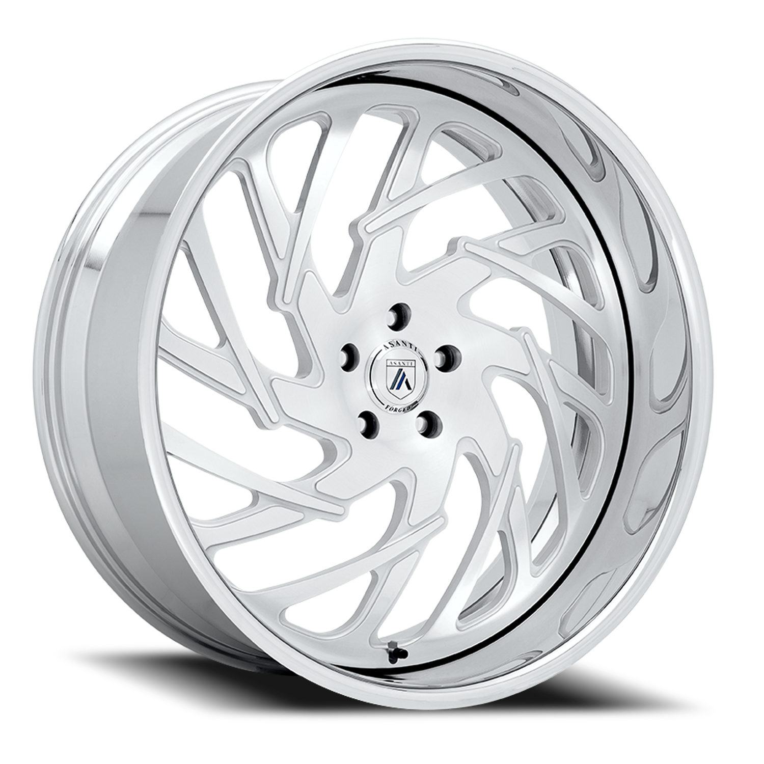 Asanti Forged AF864 24x9" 5x120.65mm 73.1mm CB -2mm Brushed Silver